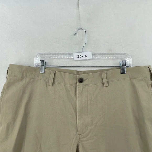 Haggar Pants Men's Sz 40X29 Khaki Brown High Rise Straight Leg Classic Chino - Picture 12 of 12